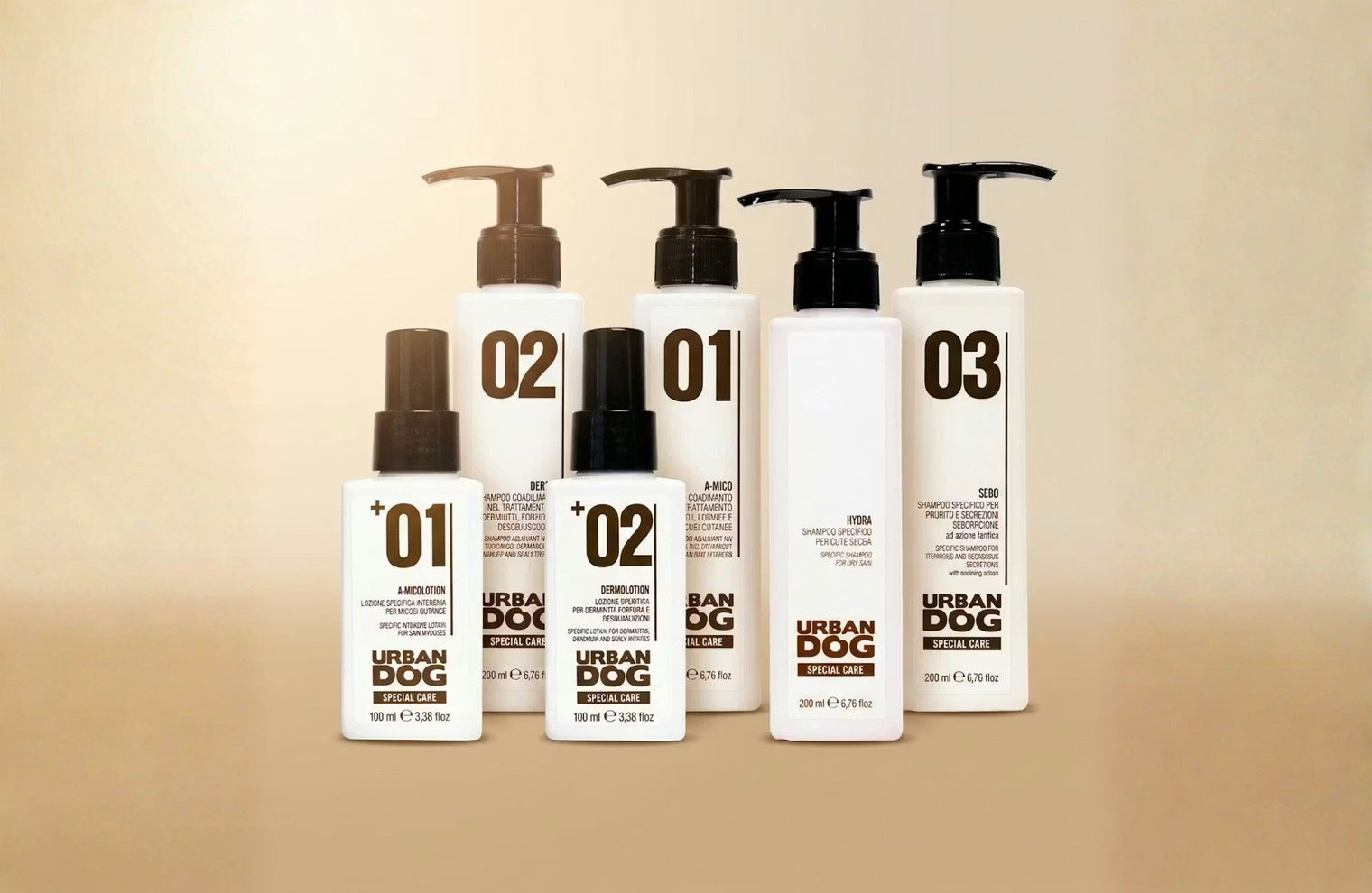 Shampoo specifici per problematiche della pelle del cane: linea curativa di Urban Dog