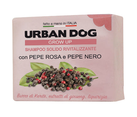 Shampoo Solido Grow Up al Pepe Rosa e Nero 100gr