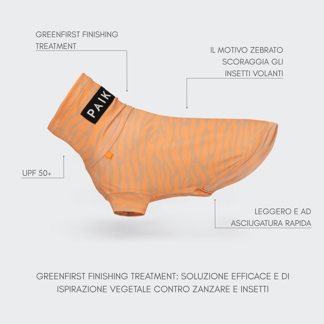 Maglia tecnica per cani protettiva da raggi UV e insetti