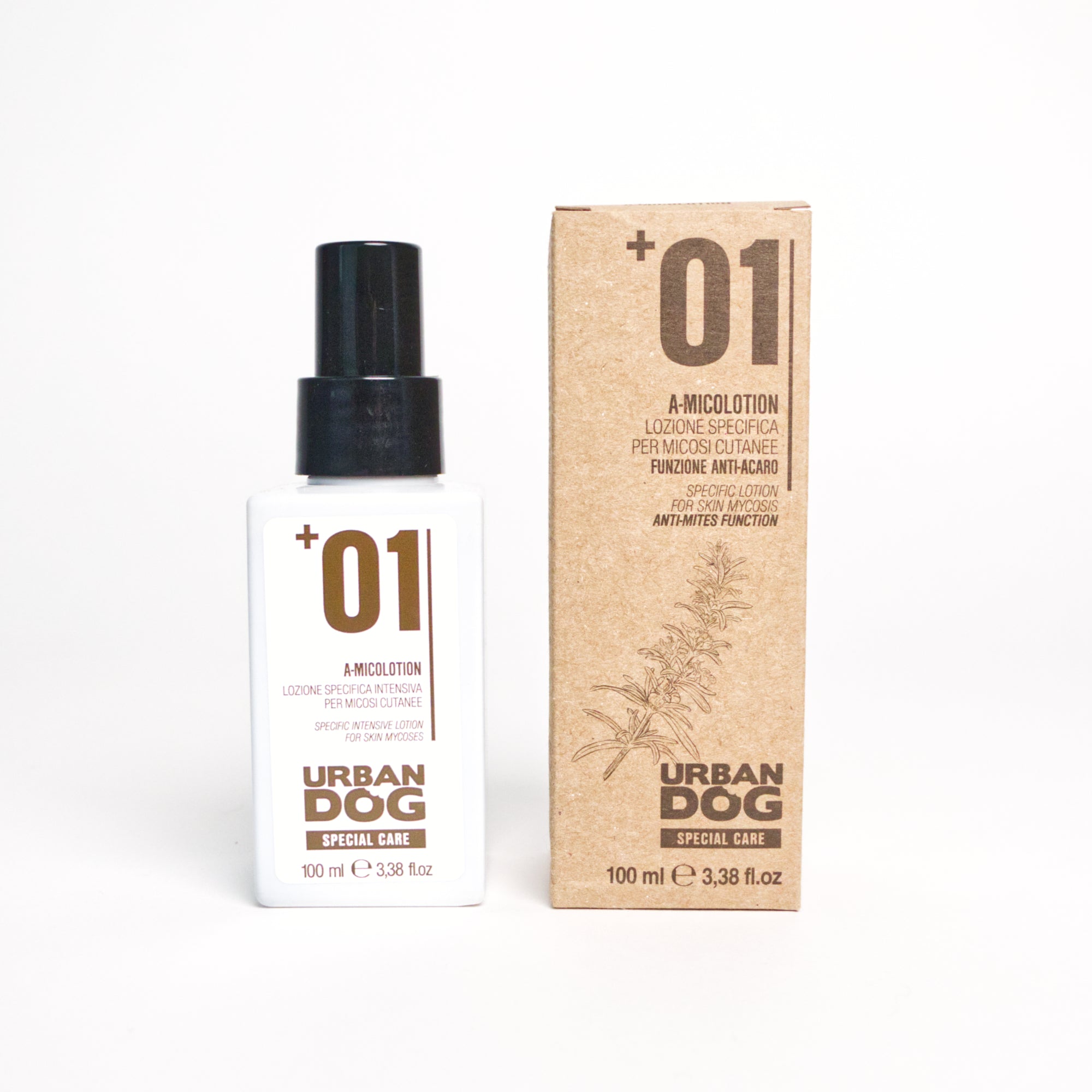 01 A-MICOLOTION URBAN DOG | Lozione crema spray per micosi per cani