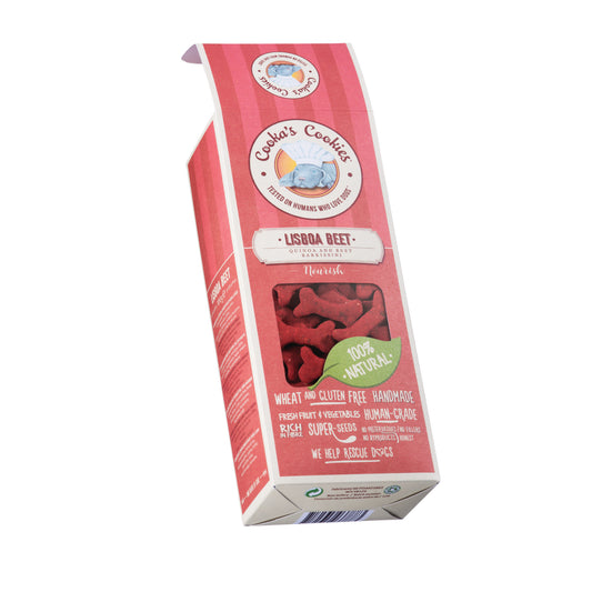 Biscotti naturali per cani quinoa e barbiabietola