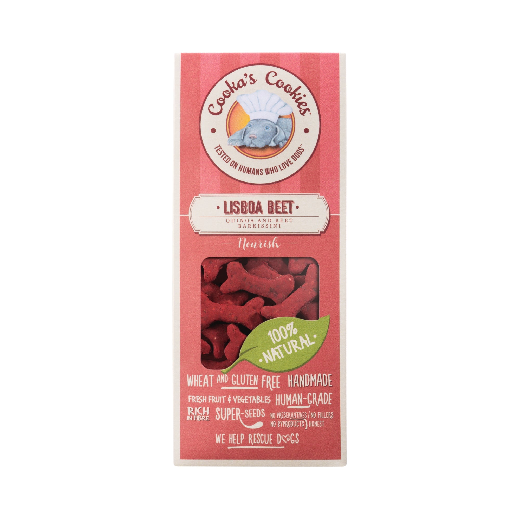 Biscotti naturali per cani quinoa e barbiabietola