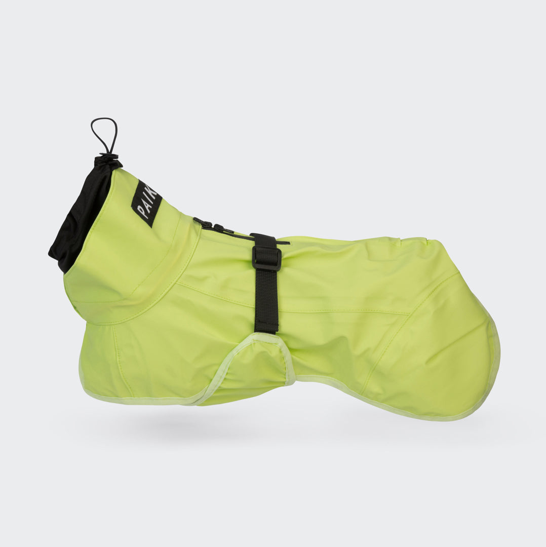 PAIKKA Guscio giacca riflettente e impermeabile per cani