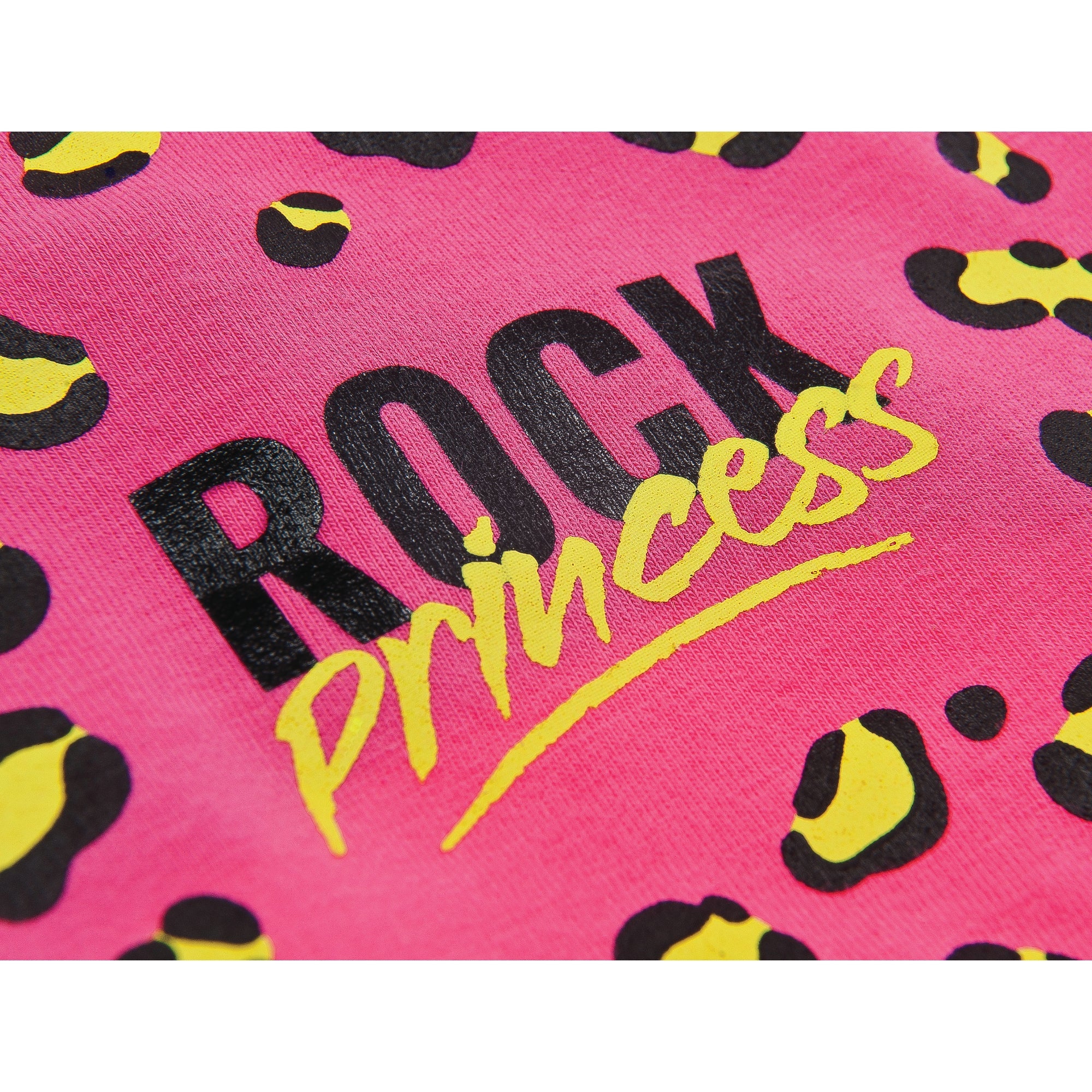 Maglietta Rock Princess - fucsia e maculato per uno stile deciso