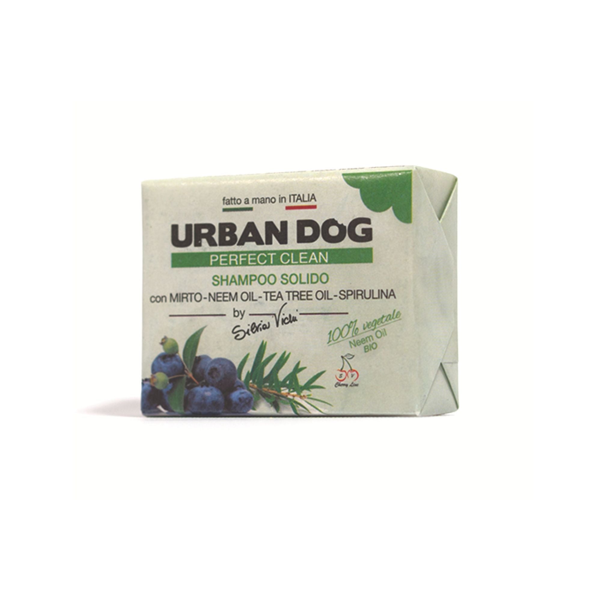 Shampoo Solido per cani Perfect Clean al Mirto 100gr | URBAN DOG