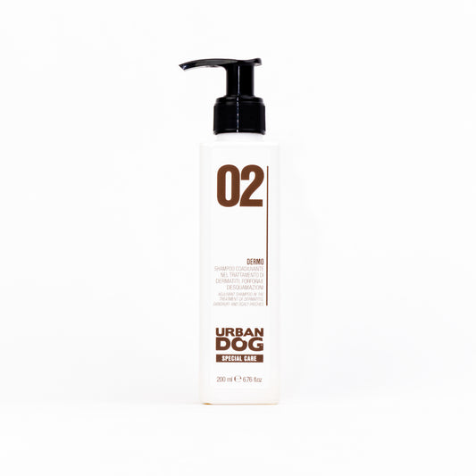 Shampoo 02 DERMO URBAN DOG | Specifico per dermatiti, forfora e desquamazioni per cani 200ml