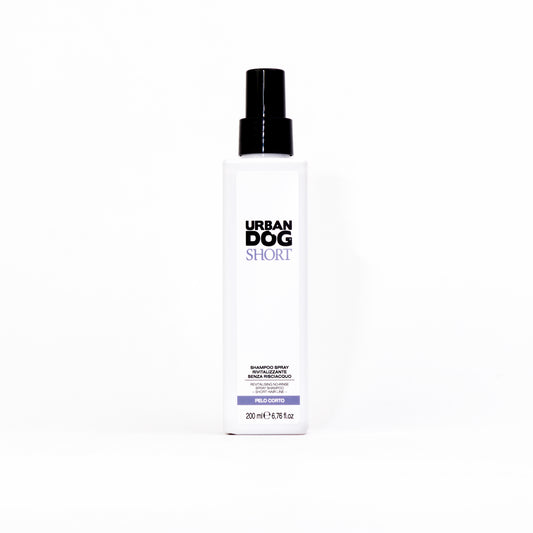 Shampoo spray per cani senza risciacquo rivitalizzante per manti corti 200ml | URBAN DOG