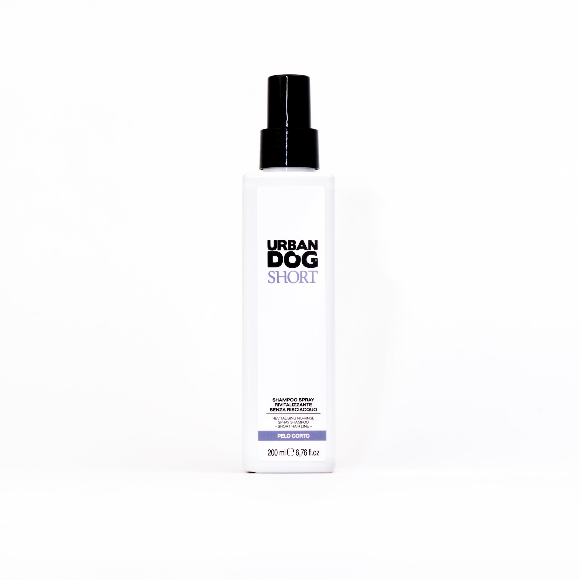 Shampoo spray per cani senza risciacquo rivitalizzante per manti corti 200ml | URBAN DOG